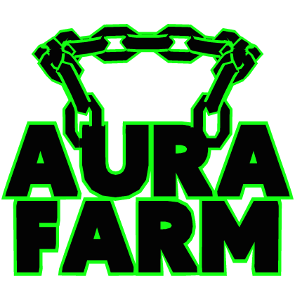 Cartoony Green Aura Farm Chain Roblox item