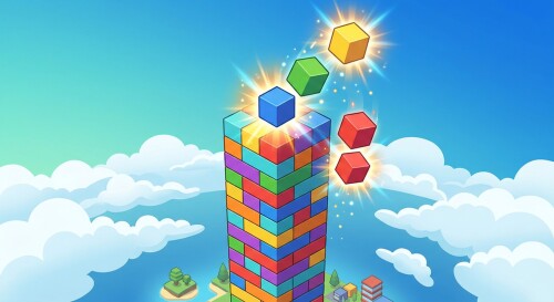 🗼Bangun Menara Lurus🗼