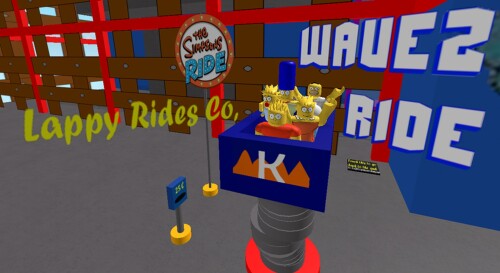 ☆16☆The Simpsons Ride!☆16☆- Wave2 Ride!