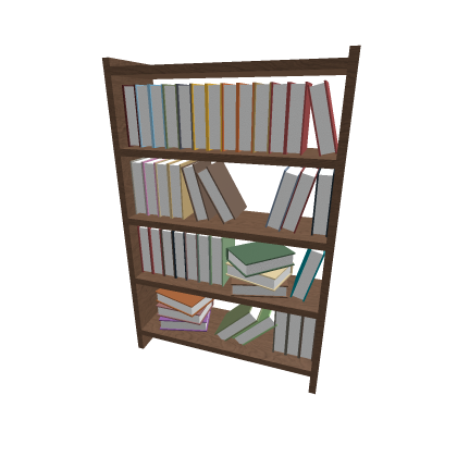 Realistic bookshelf