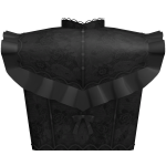 ☆ Black Gothic Vampire Bodice