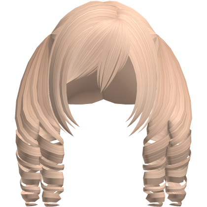 Scene Curly Pigtails (Blonde) Roblox item