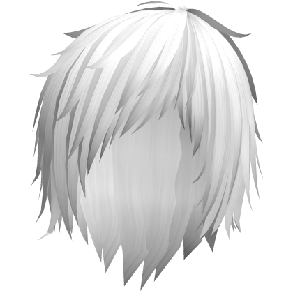 white long messy emo vkei hair 43. Roblox item