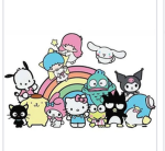 Sanrio group hang out