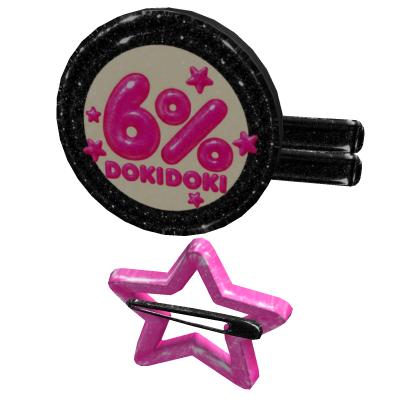 🛍️| 6% Black Pink Clips