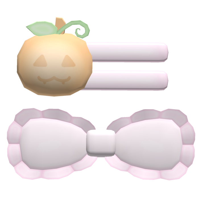 ♡⸝⸝ cute pumpkin patch bow hairclip