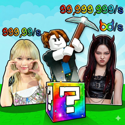 Break a Lucky Block for Kpop Idols