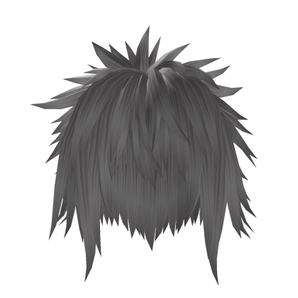 Long Shaggy Spiky Emo Silver Hair Roblox item