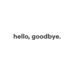 hello, goodbye • café