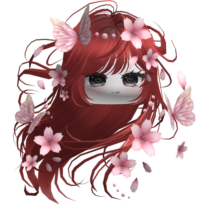 Mystical Sakura Windy Hair (Red)