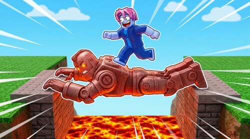 Human And Robot 🤖 [2 Player Obby]