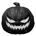 [PBR] Onyx Black Spooky Pumpkin