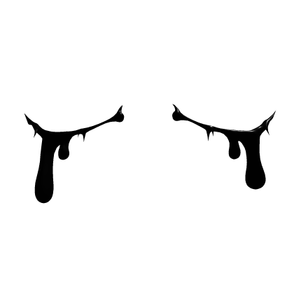 Black Tear Crying Vampire Zombie Roblox item