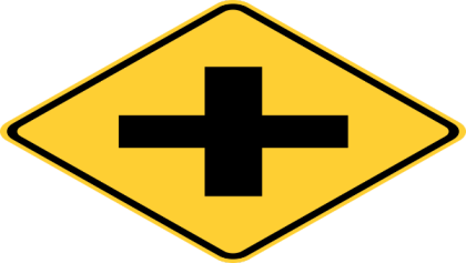 Four Way Intersection Sign Roblox decal