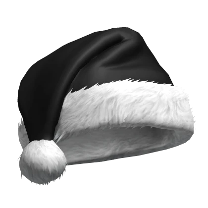 Comfy Black Christmas Santa Hat Roblox Item Rolimon s