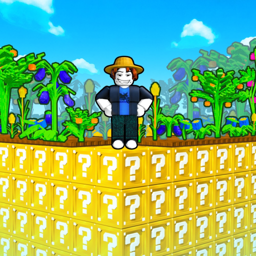 Build Lucky Block Garden