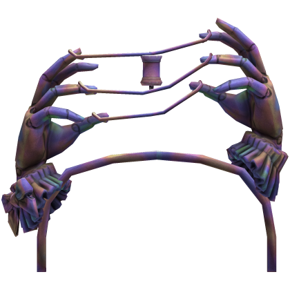 Holographic Puppet Hand Headband Roblox item