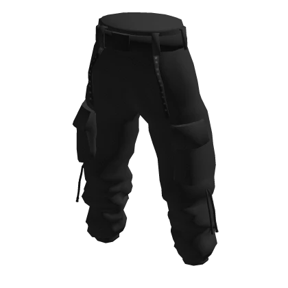 Black Baggy Techwear Pants Roblox Item Rolimon s