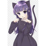 Violet the cat