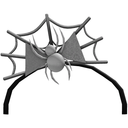 Halloween White Spider Headband  Roblox item
