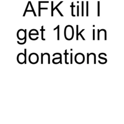 AFK till 100K donations icon