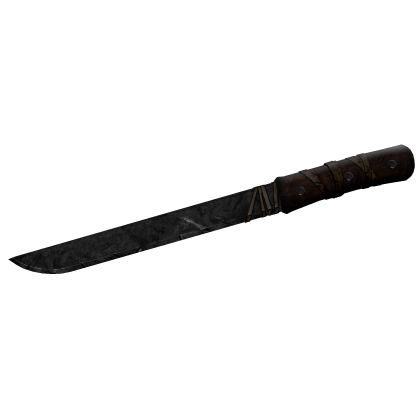 Worn Dark Machete Right Waist Roblox NoFilter