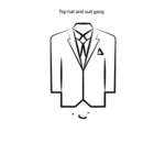 Top hat & suit gang