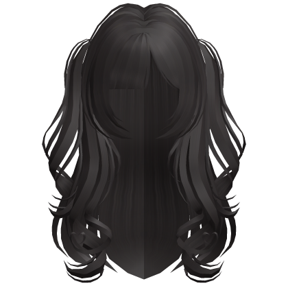 ♡ brown adorable doll long hair & curly pigtails