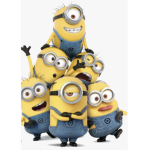 Minions the yellow head