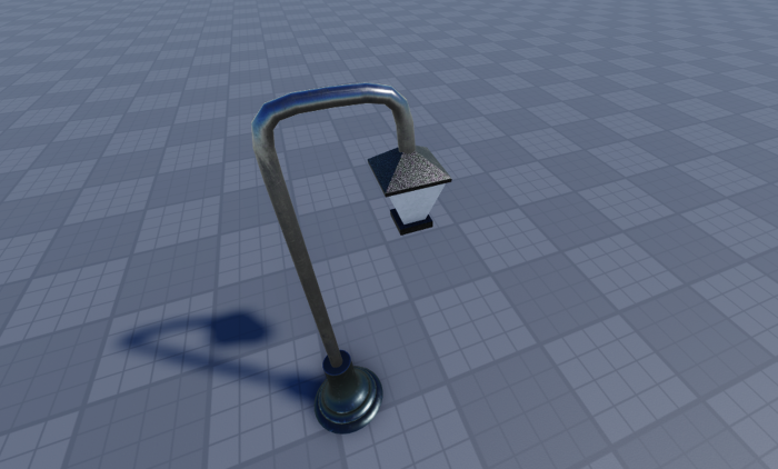 LumaCurve Street Lamp – Elegant Curved Lighting preview 2