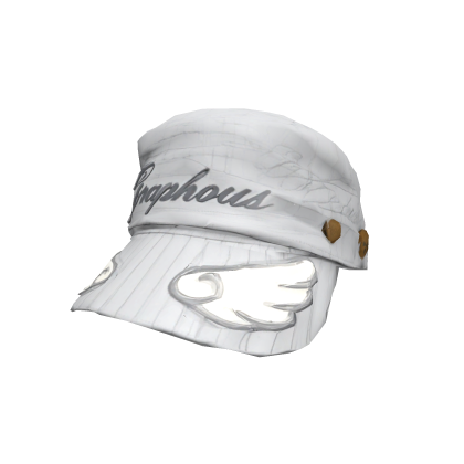 Gray Heavenly Angel Wing Cap ✧ Roblox item