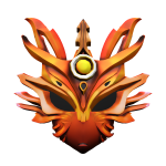 Radiant Fire Mystic Mask