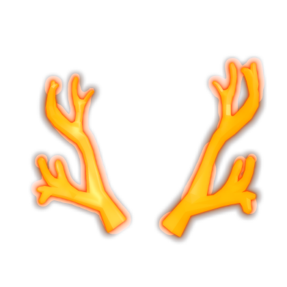 🎃 Emmesive Glowing Halloween Antlers Orange