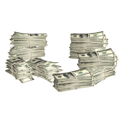 Money Stacks Pile
