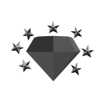Black Starry Emerald