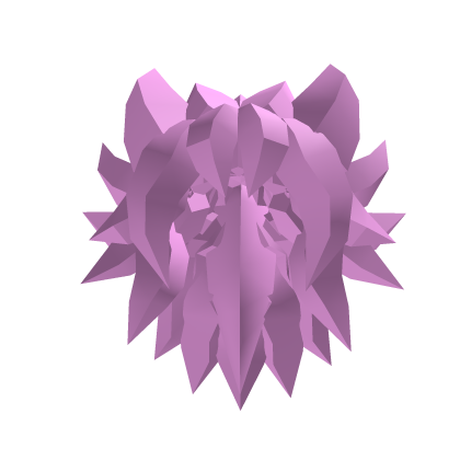 Pastel Pink Blocky Messy Hair
