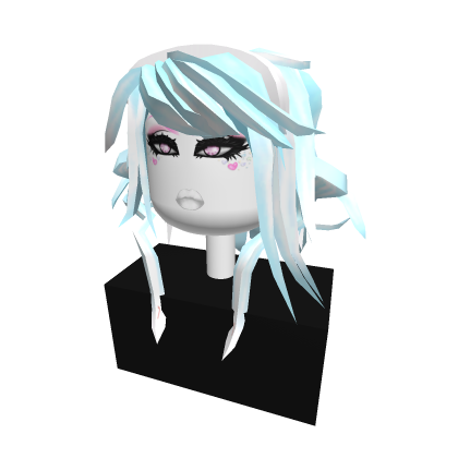 Blue Wig with White Headband