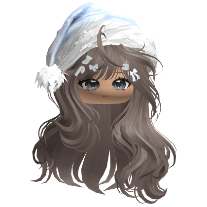 Cute Christmas Waves w/ Charms (Light Brown)