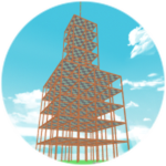 Colored Truss Tower