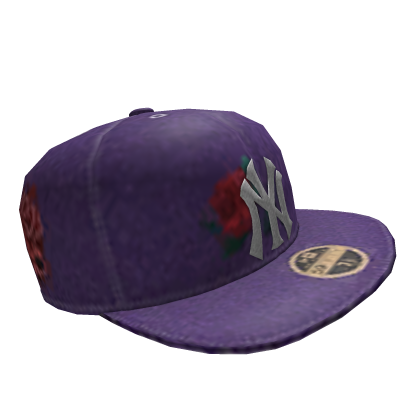 Purple NY hats Roblox item