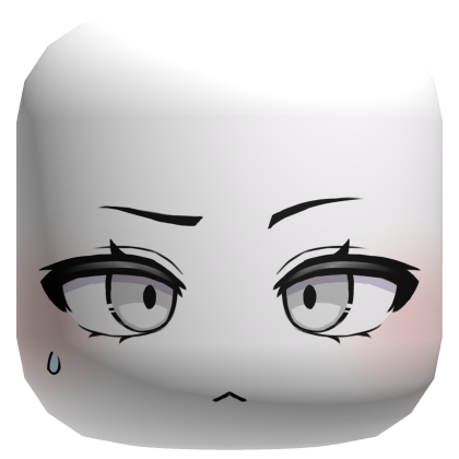 Nervous Anime Face Roblox item