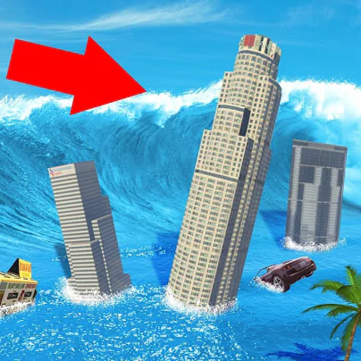 🔥SURVIVE THE LAVA TSUNAMI🌊 official Roblox game thumbnail