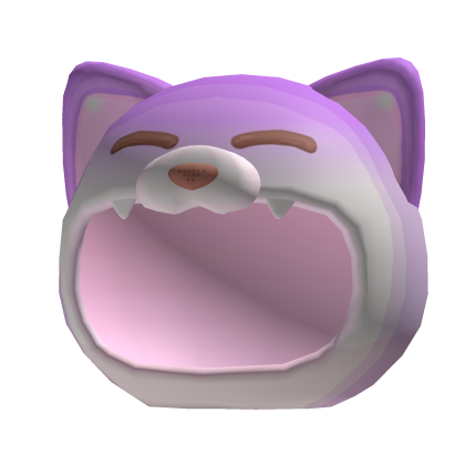 Cute Purple Shiba Dog Hood