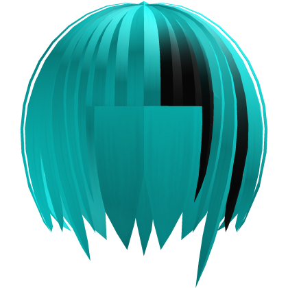 🕸️๋. ⭑ Mourning Gothic Bob || Cyan