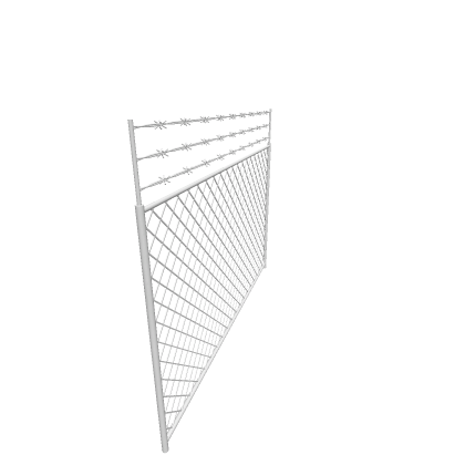 barbed wire fence (not mine)