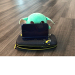 Baby yoda playing games
