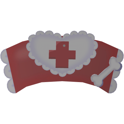 ✚ : red nurse hat Roblox item