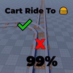 99% IMPOSSIBLE CART RIDE TO BURGER