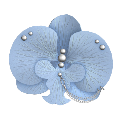 Y2K Pierced Orchid Chain Blue Roblox item