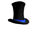 Sapphire Navy Tophat
